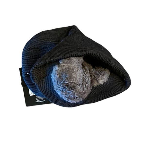 Thermax Black/Charcoal Gray Winter Beanie Hat, OS, NWT - Picture 3 of 4